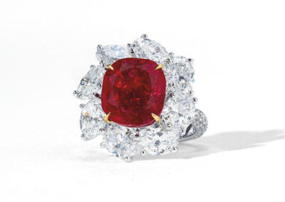 This Rare ‘Pigeon’s Blood’ Ruby Ring Could Reach $4.5 Million at Christie’s Magnificent Jewels Auction