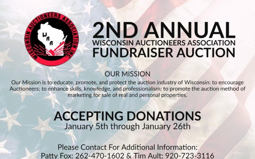 2nd Annual Wisconsin Auctioneers Association Fundraiser