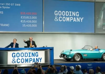 An $18 million Ferrari leads record classic-car auction at Amelia Island. See all 10 top sellers