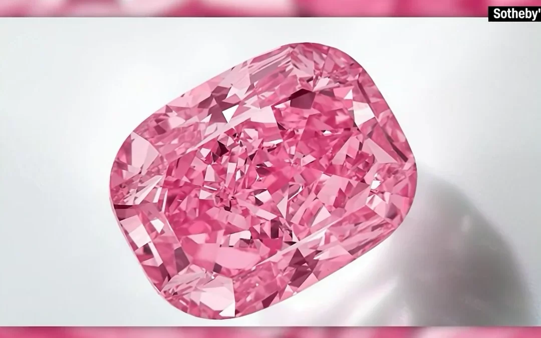 Rare pink diamond gets nearly $35 million at auction